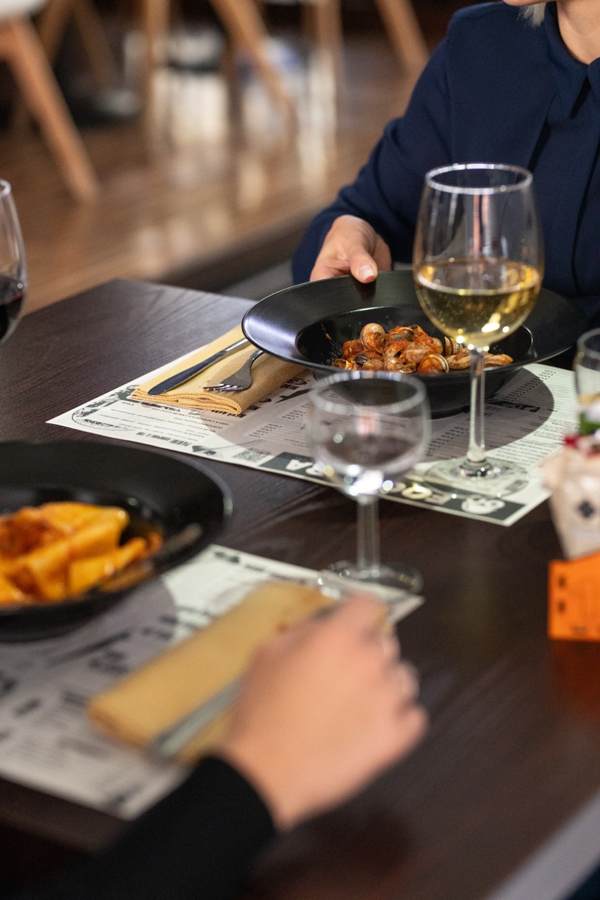 Ospiti al ristorante